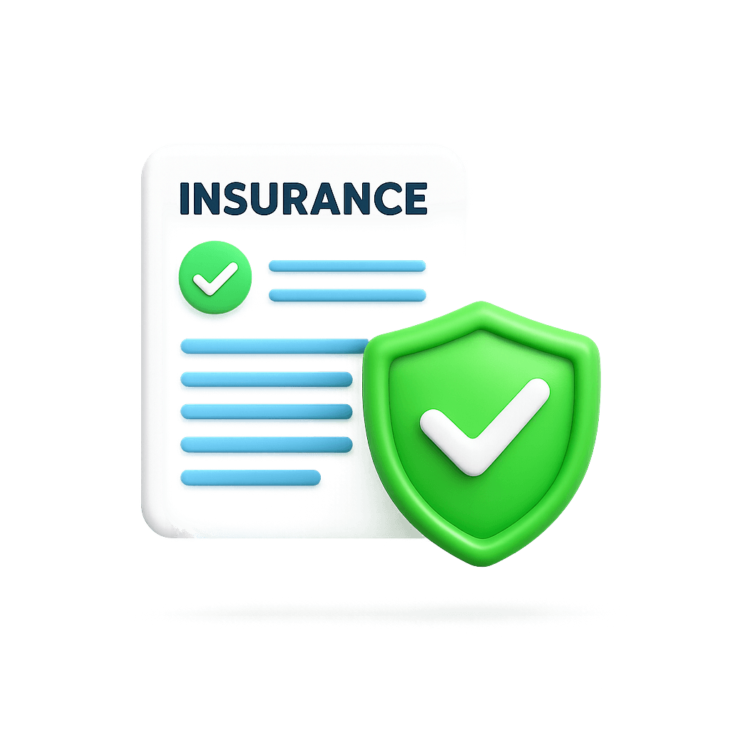 Public liability insurance badge